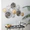 42" Black, Silver & Gold Metal Contemporary Wall Décor
